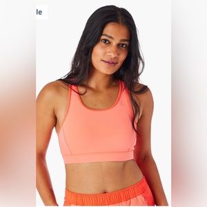 NEW - Corliss Sports Bra and Shorts (5”) Coral Color